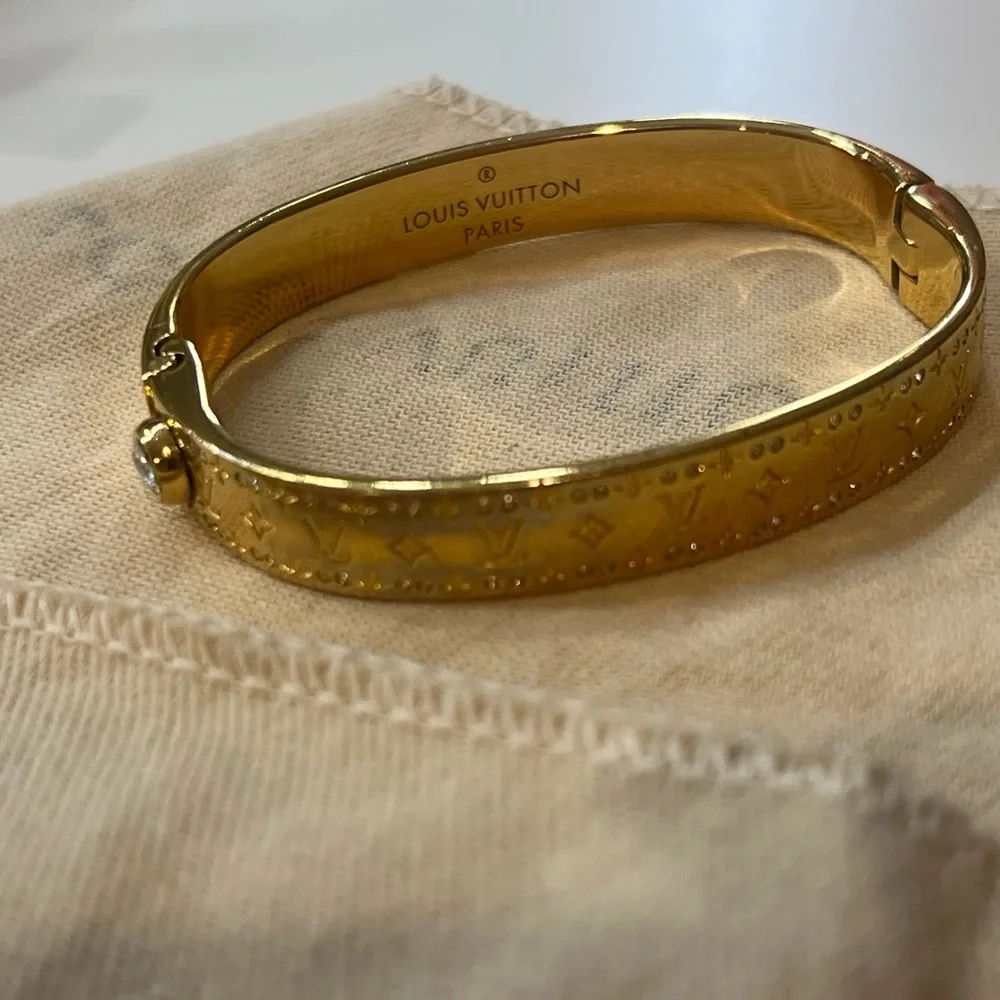 Louis Vuitton Monogram Gold Bracelet - Picture 2 of 8